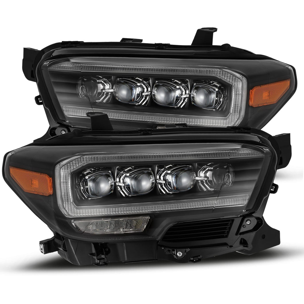 AlphaRex 16-23 Toyota Tacoma NOVA-Series LED Projector Headlights Black