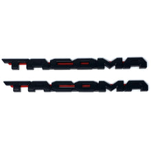 Load image into Gallery viewer, Yota Wild 3rd Gen Tacoma Emblem Overlays Matte Black 16-23
