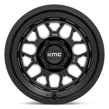 Load image into Gallery viewer, KMC Terra Satin Black 16x8, 17x8.5, 17x9
