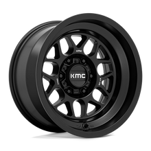 Load image into Gallery viewer, KMC Terra Satin Black 16x8, 17x8.5, 17x9
