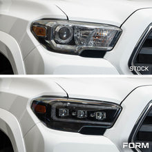 Load image into Gallery viewer, Form Lighting 2016-2023 Toyota Tacoma Sequential LED Projector Headlights with Amber DRL (pair)
