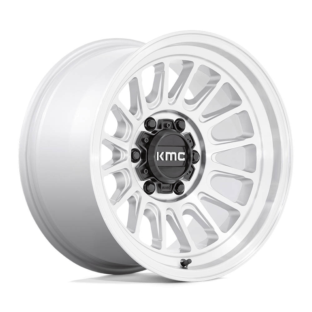 KMC Impact OL Silver Machined 17x8.5