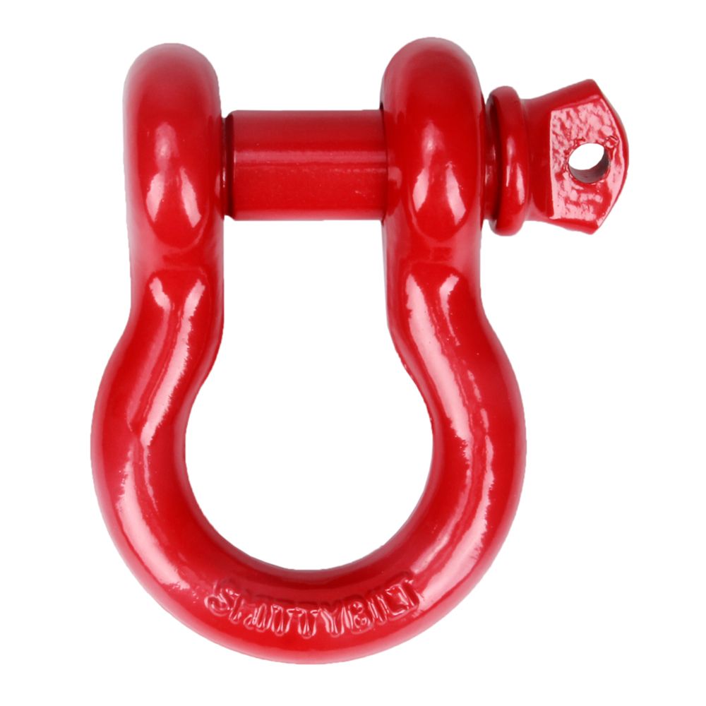 Smittybilt 3/4-inch D-Ring Shackle (Red) - 13047R