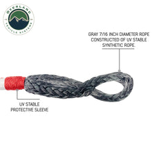 Load image into Gallery viewer, Overland Vehicle Systems Soft Shackle 7/16&quot; 41,000 lb. With Loop &amp; Abrasive Sleeve - 23&quot; With Storage Bag
