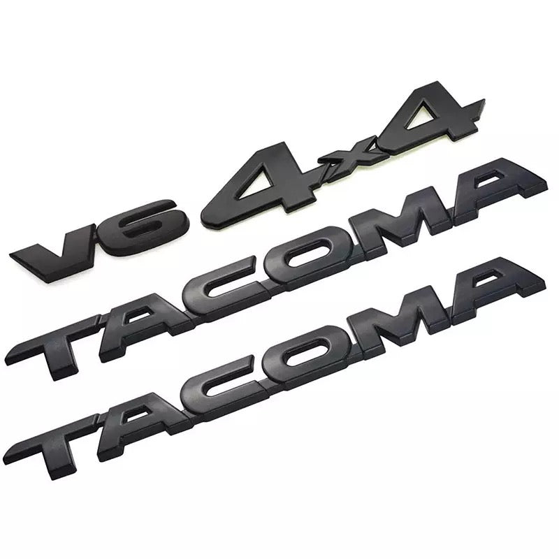 4 Piece Black Emblem Kit For Tacoma