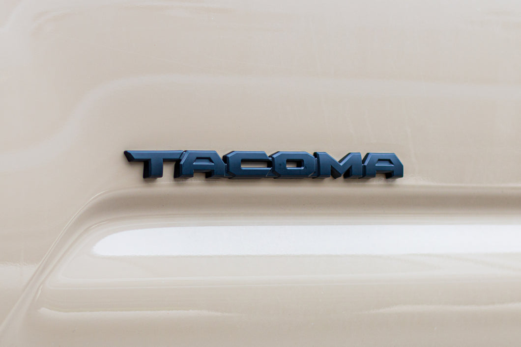 Yota Wild 3rd Gen Tacoma Emblem Overlays Matte Black 16-23