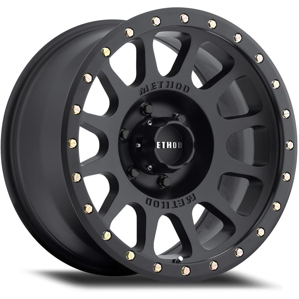 METHOD RACE WHEELS 305 NV Matte Black 16x8, 17x8.5