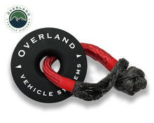 Load image into Gallery viewer, Overland Vehicle Systems Recovery Ring 6.25&quot; 45,000 lb. Black With Storage Bag
