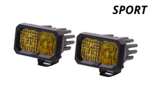 Load image into Gallery viewer, Diode Dynamics Stage Series 2&quot; SAE/DOT Yellow SPORT Standard LED Pod (pair)
