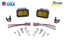 Load image into Gallery viewer, Diode Dynamics Stage Series 2&quot; SAE/DOT Yellow SPORT Standard LED Pod (pair)
