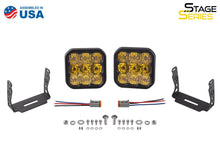 Load image into Gallery viewer, Diode Dynamics Stage Series 5&quot; Yellow Pro LED Pod (pair) SS5
