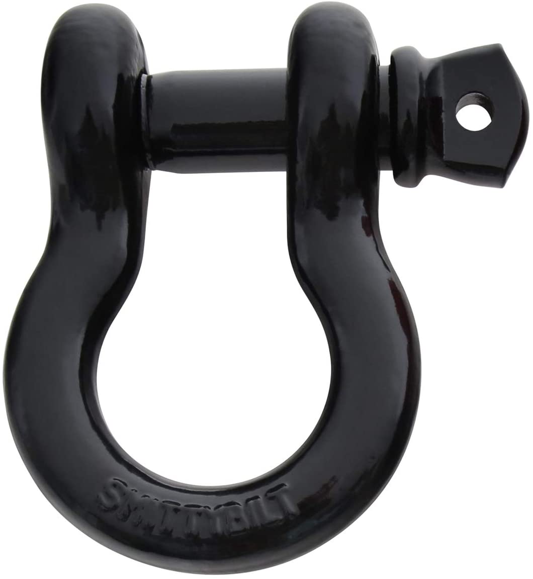 Smittybilt 3/4-inch D-Ring Shackle (Black) - 13047B