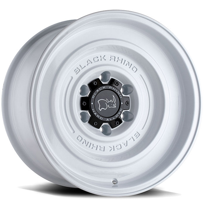 Black Rhino Solid Gloss White 17x9.5