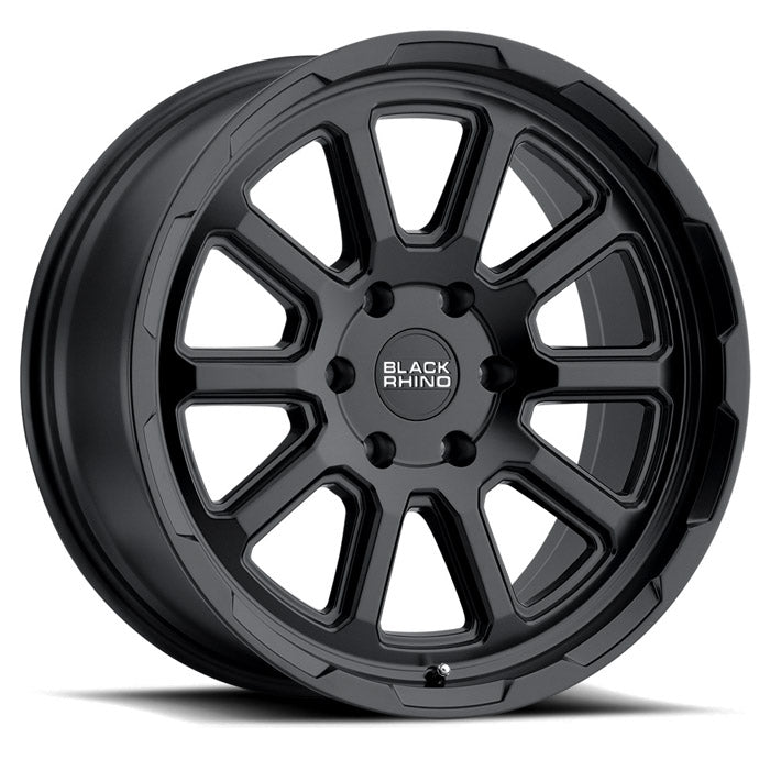 Black Rhino Chase Matte Black 17x8.5, 17x9.5