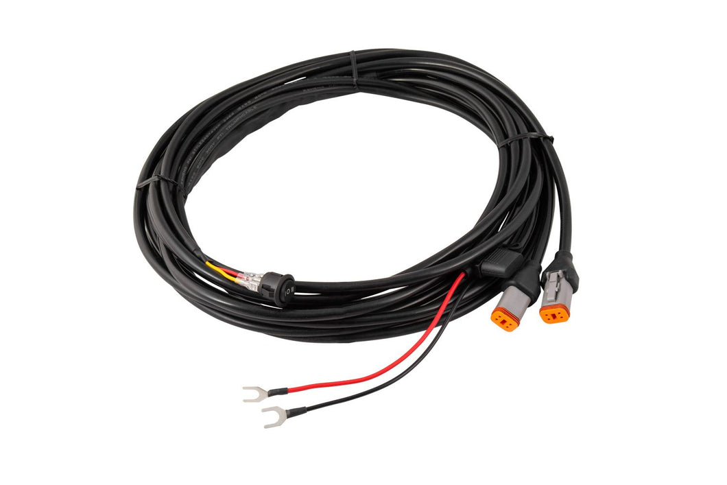 Diode Dynamics Light Duty Dual Output 3-way 4-pin Wiring Harness