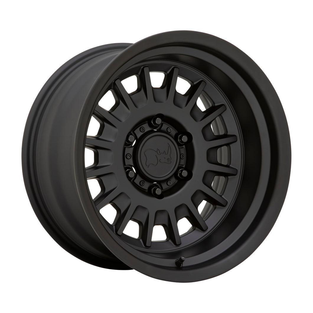 Black Rhino Aliso Matte Black 16x8, 17x8, 17x8.5, 17x9