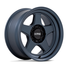 Load image into Gallery viewer, KMC Lobo Metallic Blue 17x8.5, 17x9
