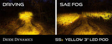 Load image into Gallery viewer, Diode Dynamics Stage Series 3&quot; SAE/DOT Yellow Sport Flush Mount LED Pod (pair)
