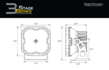 Load image into Gallery viewer, Diode Dynamics Stage Series 3&quot; SAE/DOT White PRO Standard LED Pod (pair)
