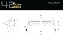 Load image into Gallery viewer, Diode Dynamics Stage Series 42&quot; White Light Bar
